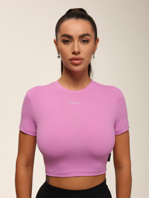 Футболка укорочена FITRUN T-shirt Short SKIN BASE "Fuchsia VE"