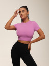 Футболка укорочена FITRUN T-shirt Short SKIN BASE "Fuchsia VE"
