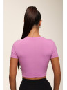 Футболка укорочена FITRUN T-shirt Short SKIN BASE "Fuchsia VE"