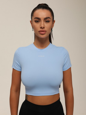 Футболка укорочена FITRUN T-shirt Short SKIN BASE "Sky VE"