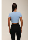 Футболка укорочена FITRUN T-shirt Short SKIN BASE "Sky VE"