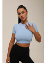 Футболка укорочена FITRUN T-shirt Short SKIN BASE "Sky VE"