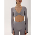 Топ з довгим рукавом FITRUN Long Sleeve YOGA "Silver NE"