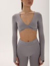 Топ з довгим рукавом FITRUN Long Sleeve YOGA "Silver NE"