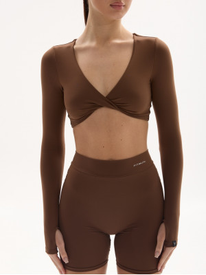 Топ з довгим рукавом FITRUN Long Sleeve YOGA "Caramel NE"