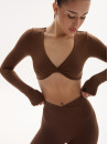 Топ з довгим рукавом FITRUN Long Sleeve YOGA "Caramel NE"