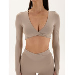 Топ з довгим рукавом FITRUN Long Sleeve YOGA "Latte NE"