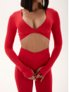 Топ з довгим рукавом FITRUN Long Sleeve YOGA "Cherry NE"