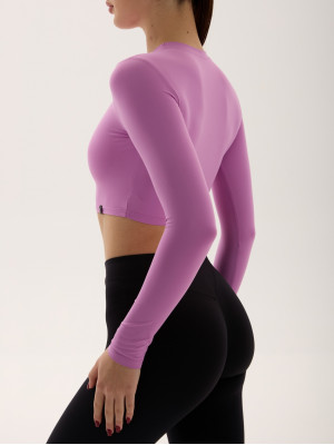 Топ з довгим рукавом FITRUN Long Sleeve SKIN BASE "Fuchsia VE"