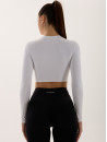 Топ з довгим рукавом FITRUN Long Sleeve SKIN BASE "White VE"