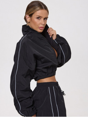 Жіноча вітрозахисна куртка FITRUN Women's Woven Jacket "Black"