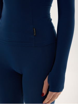 Топ з довгим рукавом FITRUN Long Sleeve WINTER "Blue Fleece"