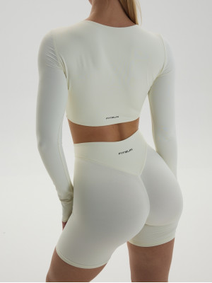 Топ з довгим рукавом FITRUN Long Sleeve YOGA "Oat Milk NE"