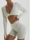 Топ з довгим рукавом FITRUN Long Sleeve YOGA "Oat Milk NE"