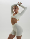 Топ з довгим рукавом FITRUN Long Sleeve YOGA "Oat Milk NE"