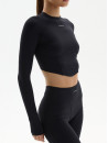 Топ з довгим рукавом FITRUN Long Sleeve-Corset Versa 2.0 "Black VE"