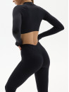 Топ з довгим рукавом FITRUN Long Sleeve-Corset Versa 2.0 "Black VE"