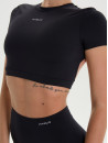 Футболка FITRUN Crop T-shirt Open "Black VE"