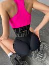 Shorts FITRUN Shorts Super Nuts "Total Black Relief"