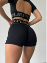 Шорты FITRUN Shorts Super Nuts "Total Black Relief"