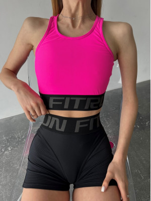 Шорты FITRUN Shorts Super Nuts "Total Black Relief"