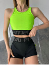 Shorts FITRUN Shorts Super Nuts "Total Black Relief"