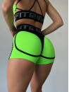 Шорти FITRUN Shorts Super Nuts "Neon Green Relief"
