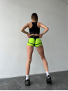 Шорти FITRUN Shorts Super Nuts "Neon Green Relief"