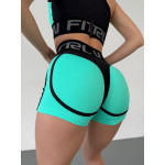 Shorts FITRUN Shorts Super Nuts "Mint Relief"