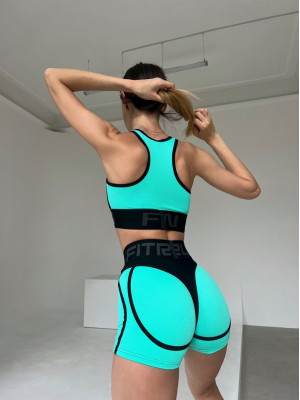 Шорты FITRUN Shorts Super Nuts "Mint Relief"