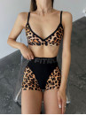 Шорти FITRUN Shorts Super Nuts "Leopard"