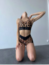 Шорты FITRUN Shorts Motion "Leopard"