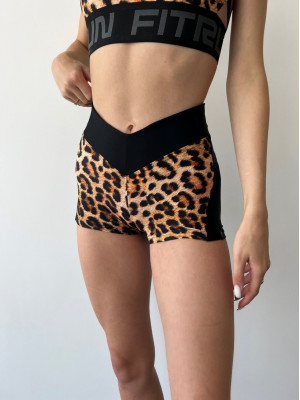 Шорты FITRUN Shorts Motion "Leopard"