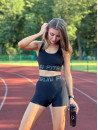Шорти FITRUN Shorts Super Nuts "Total Black"