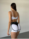 Шорти FITRUN Shorts Super Nuts "White Relief"