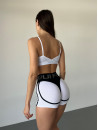 Шорти FITRUN Shorts Super Nuts "White Relief"