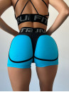 Шорти FITRUN Shorts Super Nuts "Sky Blue Relief"