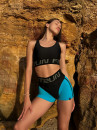 Shorts FITRUN Shorts Super Nuts "Sky Blue Relief"