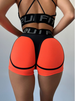 Шорти FITRUN Shorts Super Nuts "Orange Relief"