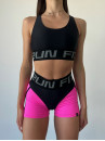 Shorts FITRUN Shorts Super Nuts "Pink Relief"