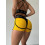 Shorts FITRUN Shorts Super Nuts "Yellow Relief"