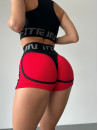 Shorts FITRUN Shorts Super Nuts "Red Relief"