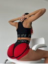 Шорты FITRUN Shorts Super Nuts "Red Relief"