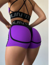 Shorts FITRUN Shorts Super Nuts "Purple Relief"