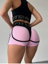 Шорты FITRUN Shorts Super Nuts "Flamingo Relief"