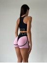 Шорты FITRUN Shorts Super Nuts "Flamingo Relief"