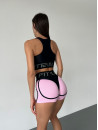 Шорти FITRUN Shorts Super Nuts "Flamingo Relief"