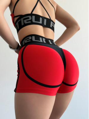 Шорти FITRUN Shorts Super Nuts "Shine Bordo"