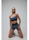 Shorts FITRUN Shorts Super Nuts "Total Silver"