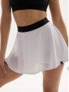 Юбка-шорты теннисная FITRUN Tennis Skort W1 "Total White"